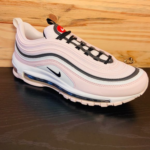 New Nike Women's Air Max 97 Soft Pink Black - Picture 4 of 8
